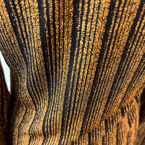 Guess Simmery Striped Long Sleeve Mock Turtleneck - Picture 3 of 6